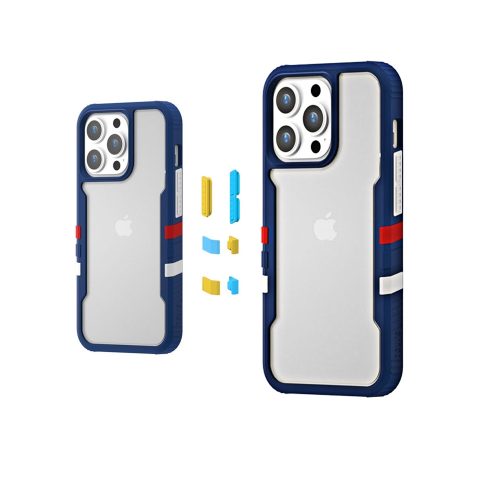 Калъф тип гръб за iPhone 13 Pro max TGVI'S ENERGY син 10