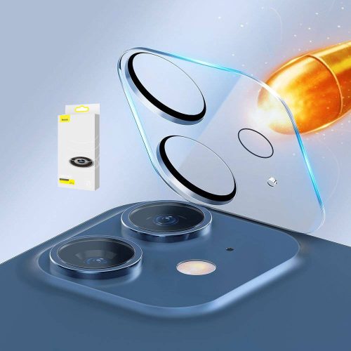 Протектор за камера iPhone 12 6.1inch 2020 Baseus Full-frame Lens Film 2бр прозрачни 10