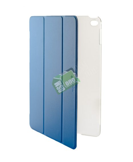 Кожен калъф Totu Design Smart Thin за таблет Apple iPad Mini 4, Син 10