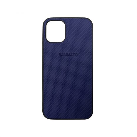 Гръб iPhone 12 Mini Sammato Knitting син 10