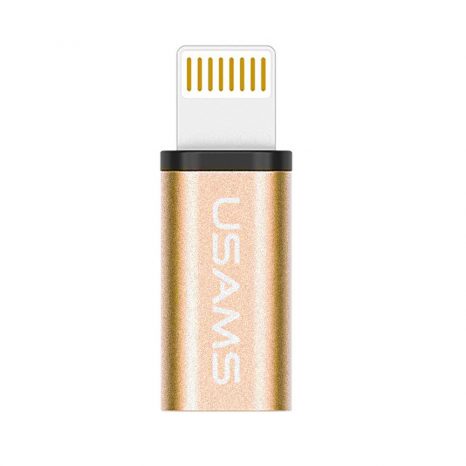 Адаптор USAMS SJ049 iPhone към Micro, розов Адаптор USAMS SJ049 iPhone към Micro, розов 10