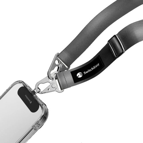 Връзка за телефон EasyStrap + EasyStrap Card - 25 mm графит 10