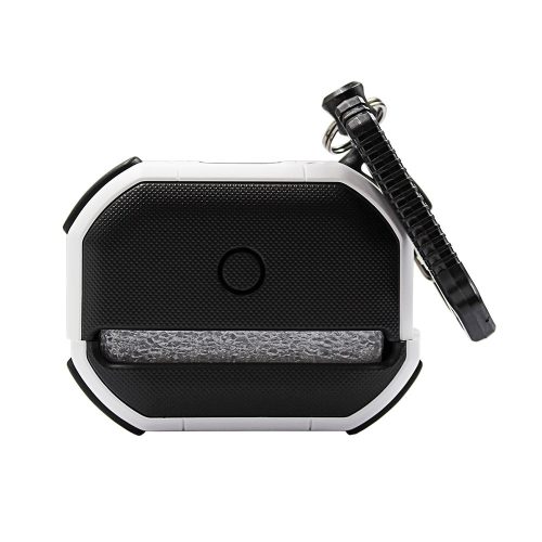 Калъф за Airpods Pro 2 брониран с карабина бял 10
