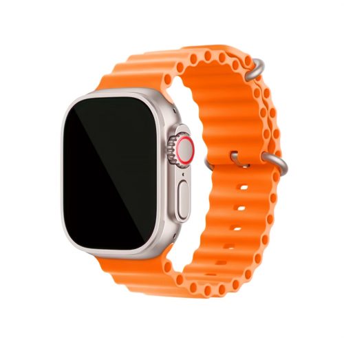 Каишка за Apple watch 42/44/45/49 mm Raigor inverse Guard оранжев 10