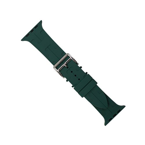 Watch band 22mm.  силиконова каишка с катарама сиво 10