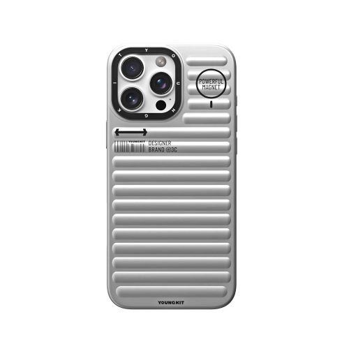 Калъф тип гръб YOUNGKIT TRUE COLOR MAGNETIC за iPhone 16 Pro Max сиво 10