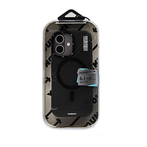 Калъф тип гръб YOUNGKIT TECHNOLOGY MAGNETIC за iPhone 16 черно 10