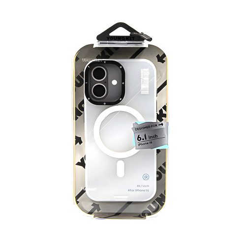 Калъф тип гръб YOUNGKIT TECHNOLOGY MAGNETIC за iPhone 16 сиво 10