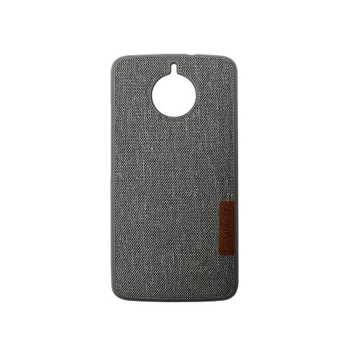 Калъф тип гръб за Motorola E4+ SAMMATO Jeans сив 10