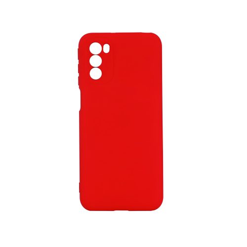Калъф гръб силикон мат за Motorola Moto G51 4G червен 10