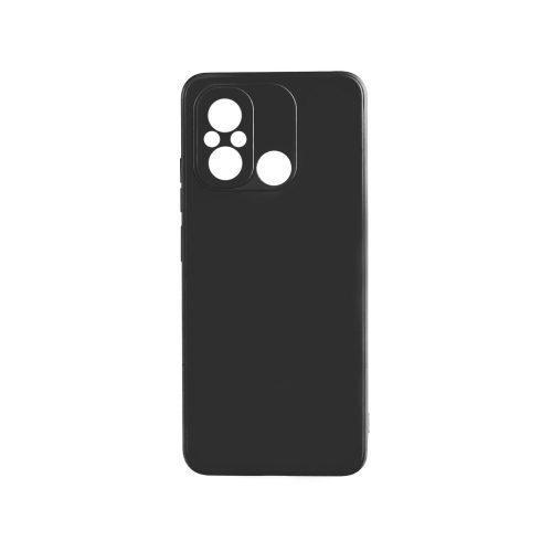 Калъф гръб силикон мат за Xiaomi Redmi 12C черен 10