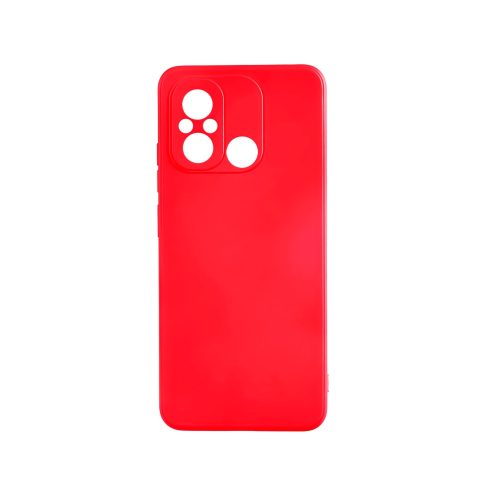 Калъф гръб силикон мат за Xiaomi Redmi 12C червен 10