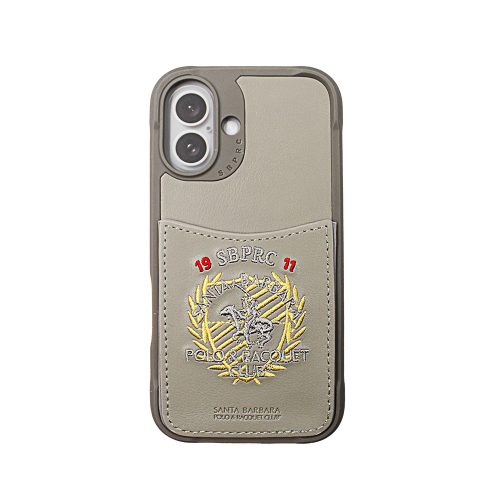 Калъф тип гръб SANTA BARBARA POLO ABNER SERIES за iPhone 16 сив 10