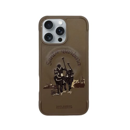 Калъф тип гръб SANTA BARBARA POLO VIRGIL SERIES за iPhone 16 Pro кафяв 10