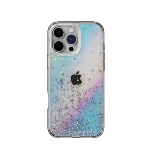 Калъф тип гръб SWITCHEASY Starfield за iPhone 16 Pro GALAXY дъга 10