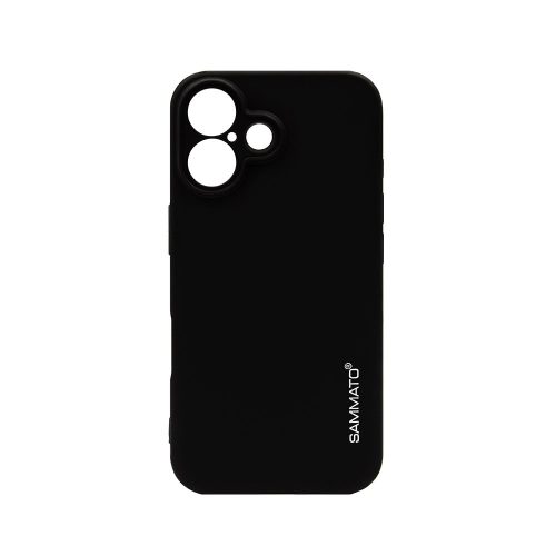 Калъф тип гръб SAMMATO Clear iPhone 16 черен 10
