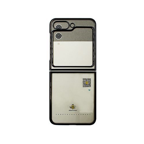 Калъф тип гръб за Samsung Z-Flip 5 TPU Meephone черна лайсна 10
