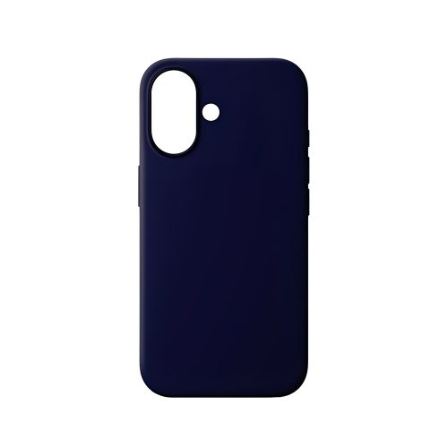 Калъф тип гръб силика гел за iPhone 16 тъмно син 10