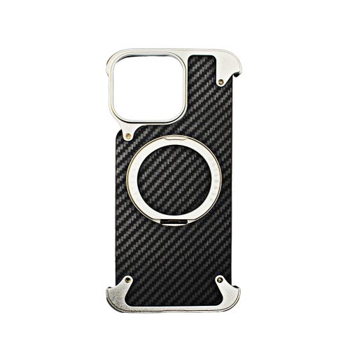 Калъф тип гръб YILI CASE-CARBON FIBER за iPhone 16 Pro сив 10