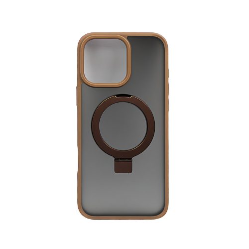Калъф тип гръб FACEDESIGN STAND SERIES MAGSAFE за iPhone 16 Pro Max златен 10