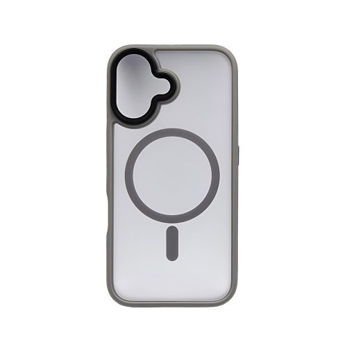 Калъф тип гръб FACEDESIGN CELEBRITY SERIES MAGSAFE за iPhone 16 сив 10