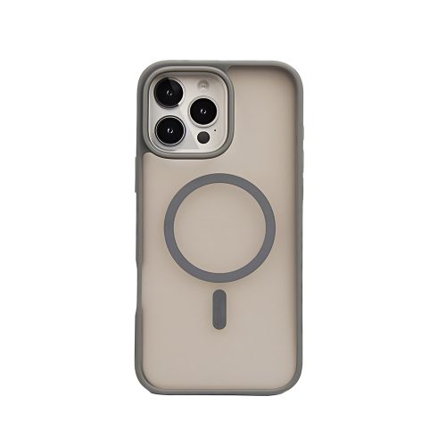 Калъф тип гръб NEW.B.K MAGSAFE за iPhone 16 Pro Max сив 10