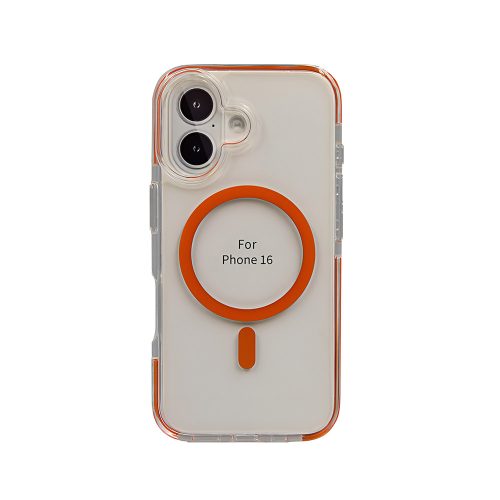 Калъф тип гръб NEW.B.K TPE за iPhone 16 оранжев 10
