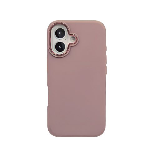 Калъф тип гръб NEW.B.K SILICA за iPhone 16 розов 10