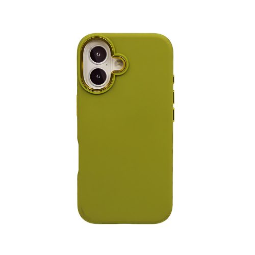 Калъф тип гръб NEW.B.K SILICA за iPhone 16 зелен 10