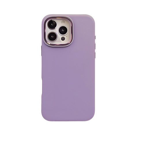 Калъф тип гръб NEW.B.K SILICA за iPhone 16 Pro Max лилав 10