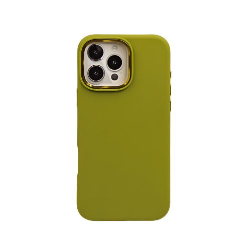 Калъф тип гръб NEW.B.K SILICA за iPhone 16 Pro зелен 10