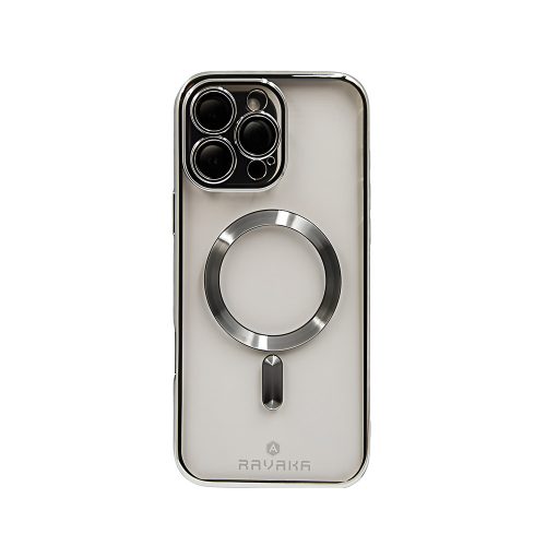 Калъф тип гръб RAVAKA EVE SERIES MAGSAFE за iPhone 16 Pro Max сребро 10