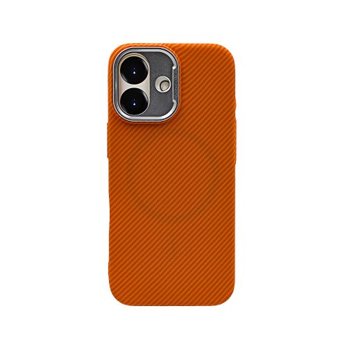 Калъф тип гръб KVZV  Twill Series за iPhone  17 оранжев 10